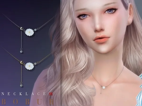 Alpha Bobur3's Bobur Necklace 18 - The Sims 4 Custom Content