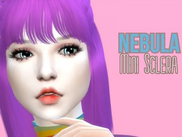 Alpha ohmybunnny's Nebula Mini Sclera - The Sims 4 Custom Content