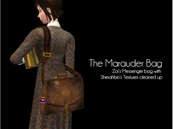 YPlum The Marauder Bag - The Sims 2 Custom Content