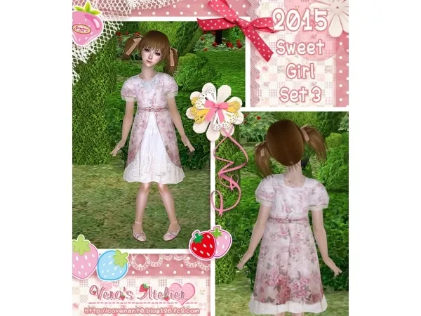 Vera 2015 Sweet Girl Set 03 - The Sims 2 Custom Content