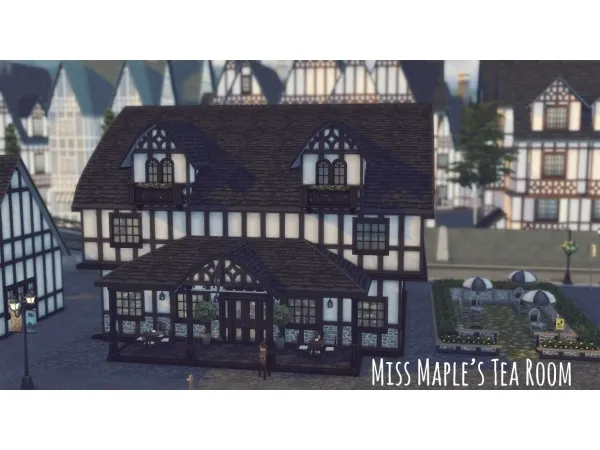 Maxis Match The Tea Room - The Sims 4 Custom Content