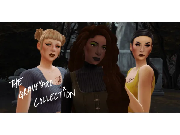 Mix The Graveyard Collection - The Sims 4 Custom Content