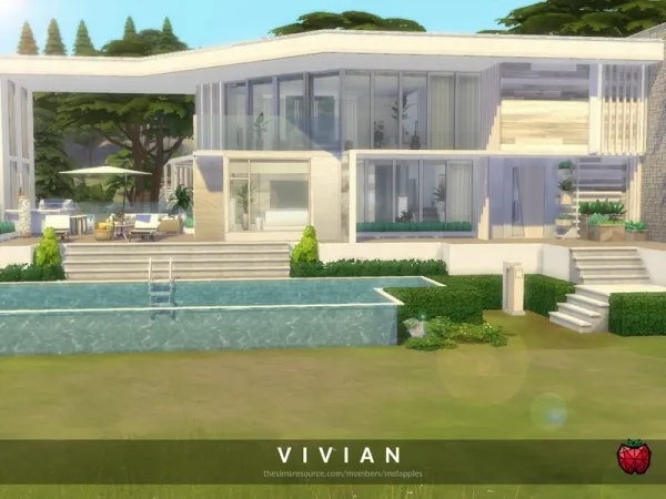 Maxis Match melapples' Vivian no - The Sims 4 Custom Content