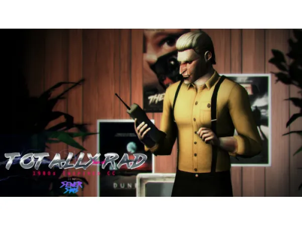 Maxis Match Totally (sort of) Rad 80s Inspired - The Sims 4 Custom Content