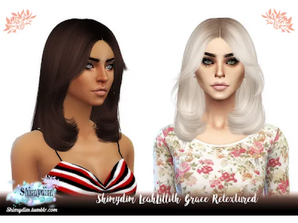Alpha S4 LeahLillith Grace Retexture Naturals Unnaturals - The Sims 4 Custom Content