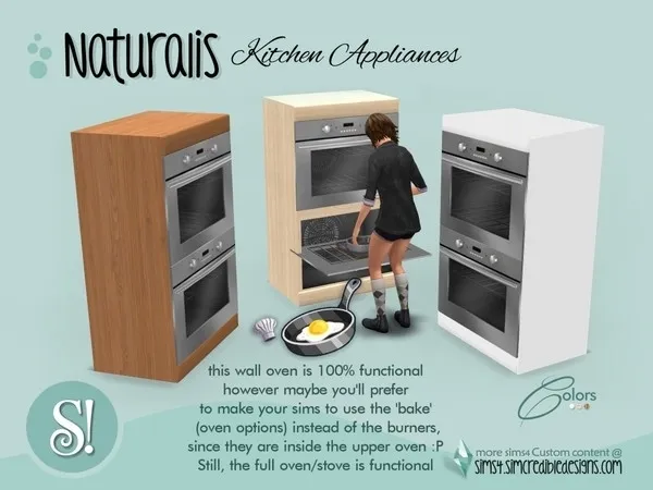 Naturalis ovens - The Sims 4 Custom Content