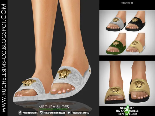 Alpha MEDUSA SLIDES [FREE GIFT] - The Sims 4 Custom Content