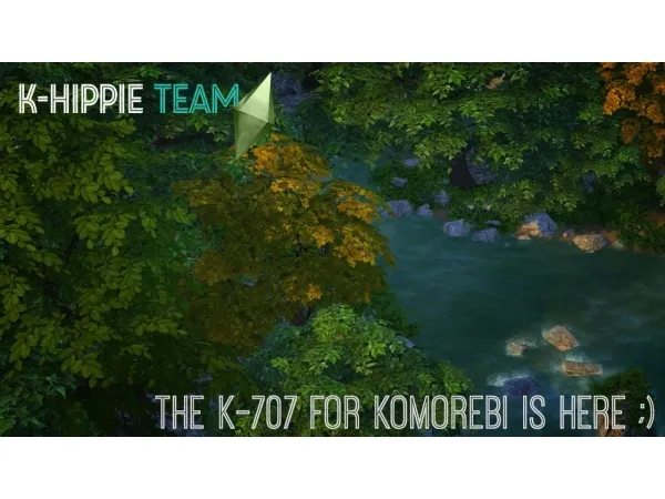 Alpha K 707 NATURE MOD KOMOREBI - The Sims 4 Custom Content