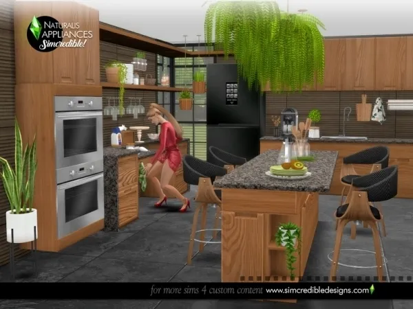 Maxis Match SIMcredible's Naturalis Appliances by simcredible - The Sims 4 Custom Content
