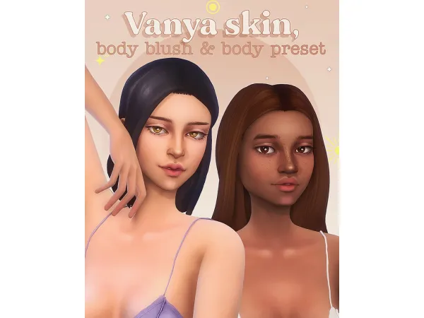 Vanya skin, body blush & body preset by Miiko