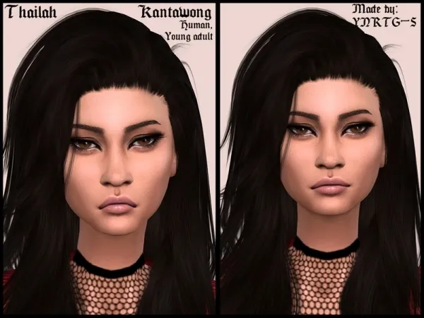 Alpha YNRTG S' Thailah Kantawong - The Sims 4 Custom Content