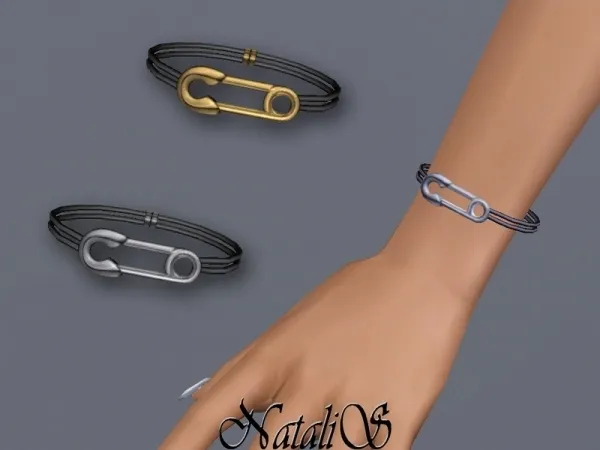 NataliS Safety pin bracelet - The Sims 3 Custom Content