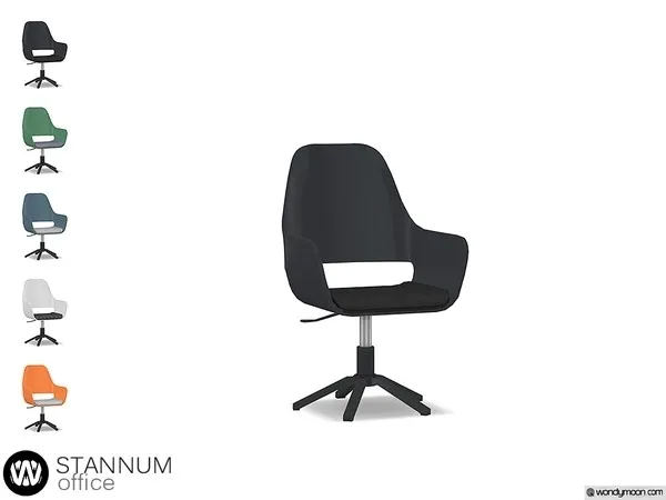 Stannum Desk Chair - The Sims 4 Custom Content
