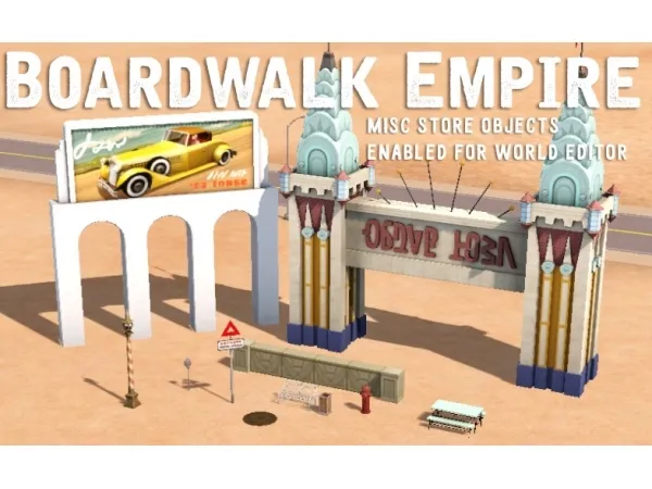 [cate]Boardwalk Empire - The Sims 3 Custom Content