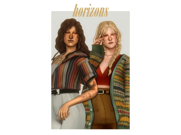 Maxis Match horizons pack - The Sims 4 Custom Content