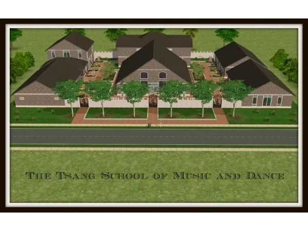 The Tsang School of Music and Dance by hmrnd3 - The Sims 2 Custom Content