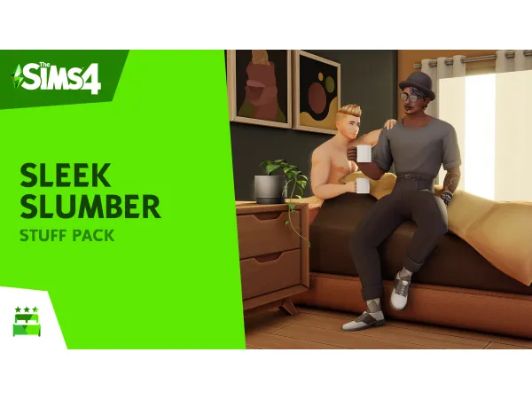 Maxis Match Sleek Slumber Stuff Custom Stuff Pack by littledica - The Sims 4 Custom Content