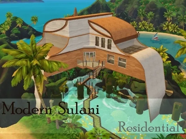 Alpha Anny_M4's Modern Sulani - The Sims 4 Custom Content