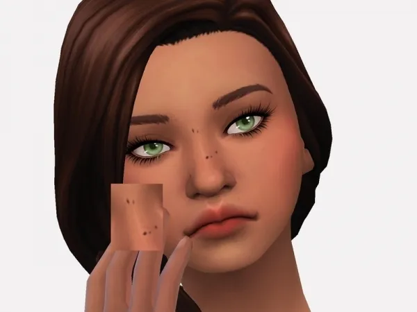 Alpha Sagittariah's Nose Birthmarks - The Sims 4 Custom Content