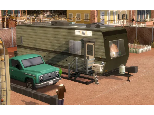 Maxis Match Usable CaravanTrailer by shadowwalker777 - The Sims 4 Custom Content