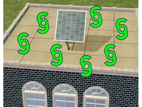 NanoTech Solar Panel An Object Mod by eliseluong - The Sims 2 Custom Content