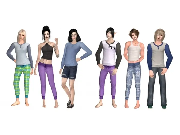 SP16 Pajama - The Sims 2 Custom Content