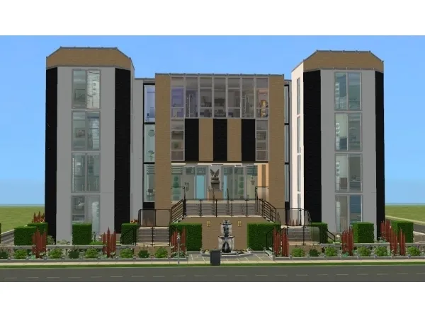 Masoura Dorm (13 Rooms) by AdonisPluto - The Sims 2 Custom Content