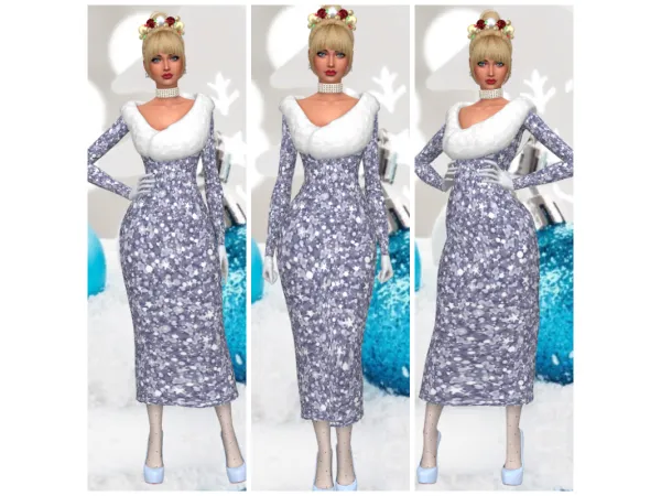 Maxis Match Christmas Dresses 2018 2019 - The Sims 4 Custom Content