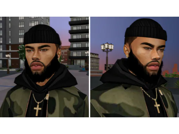 Alpha Short Beanie by EbonixSims - The Sims 4 Custom Content