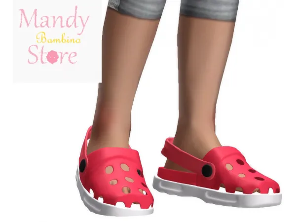 Comfortable and colorful clogs for your kids - The Sims 3 Custom Content