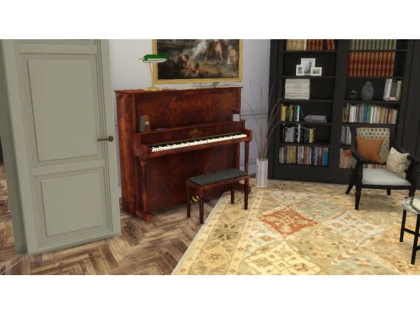 Maxis Match Kurtzmann Piano by PeterJames88 - The Sims 4 Custom Content