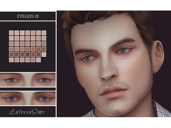 Alpha Eyelids 01 - The Sims 4 Custom Content