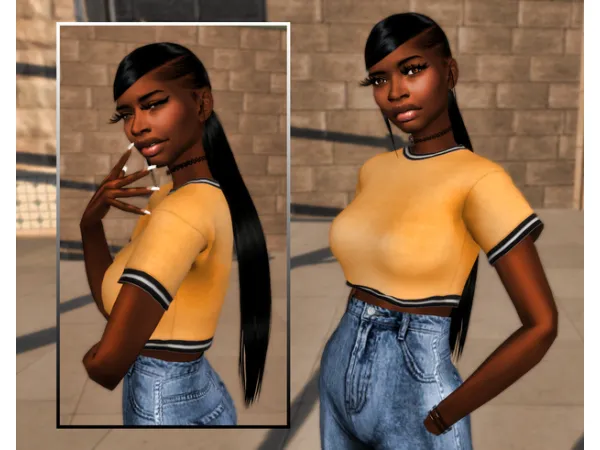 Alpha Merry Christmas by EbonixSims - The Sims 4 Custom Content