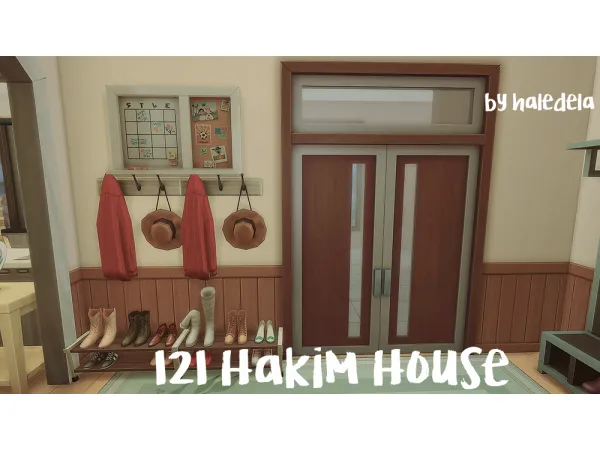 Maxis Match haledela 121 Hakim House - The Sims 4 Custom Content
