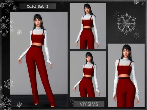 Alpha Viy Sims' Set Cold I VI - The Sims 4 Custom Content