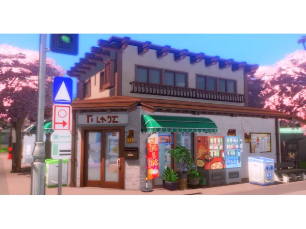 Maxis Match Maid Cafe and Some Manga Collab with J U L I S H by Alerion - The Sims 4 Custom Content