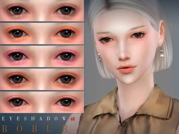 Alpha Bobur3's Bobur Eyeshadow 48 - The Sims 4 Custom Content