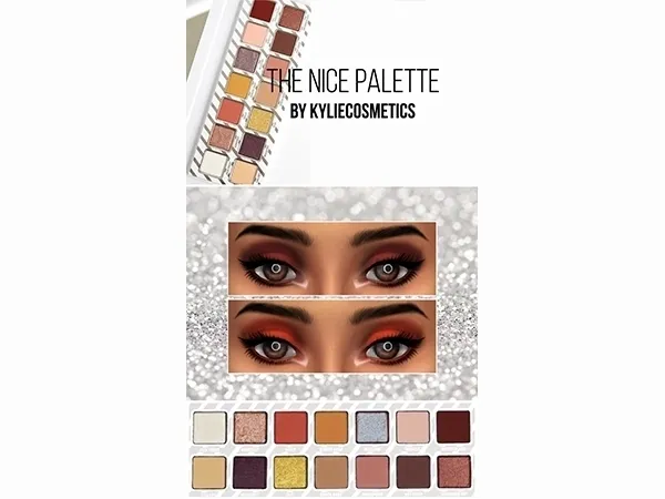 Alpha KYLIE COSMETICS THE NICE PALETTE V2 by fifthscreations - The Sims 4 Custom Content