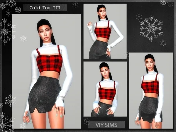 Alpha Viy Sims' Top Cold III VI - The Sims 4 Custom Content