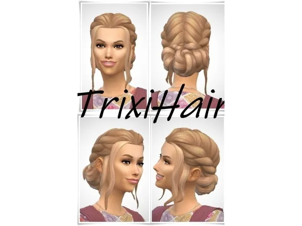 Maxis Match TrixiHair - The Sims 4 Custom Content