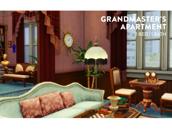 Maxis Match Grandmasters Apartment - The Sims 4 Custom Content
