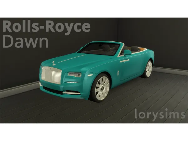 Maxis Match Rolls Royce Dawn by LorySims - The Sims 4 Custom Content