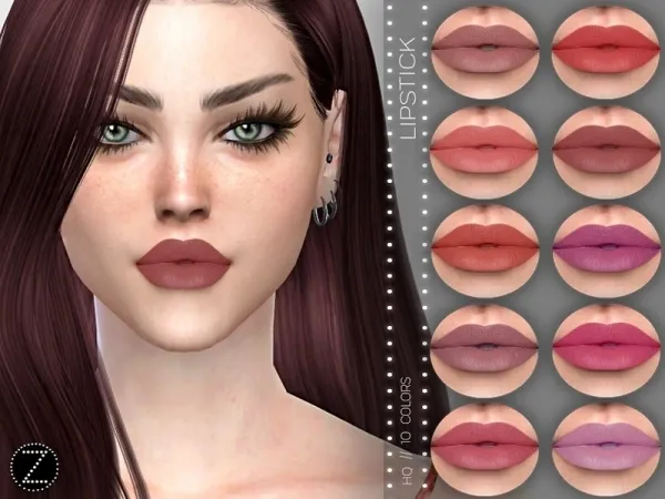Alpha ZENX's LIPSTICK Z29 - The Sims 4 Custom Content