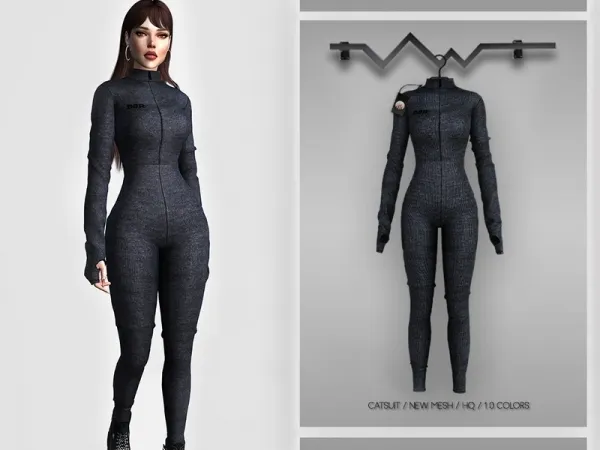 Alpha busra tr's CATSUIT BD378 - The Sims 4 Custom Content