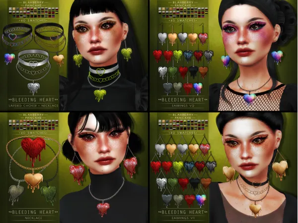 Alpha Bleeding Heart Set PATREON EARLY ACCESS - The Sims 4 Custom Content