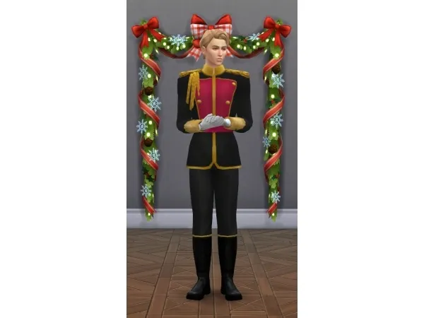 Maxis Match MelonSloths Christmas calendar Day 8 Russian uniform - The Sims 4 Custom Content