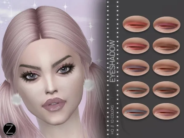Alpha ZENX's EYESHADOW Z02 - The Sims 4 Custom Content