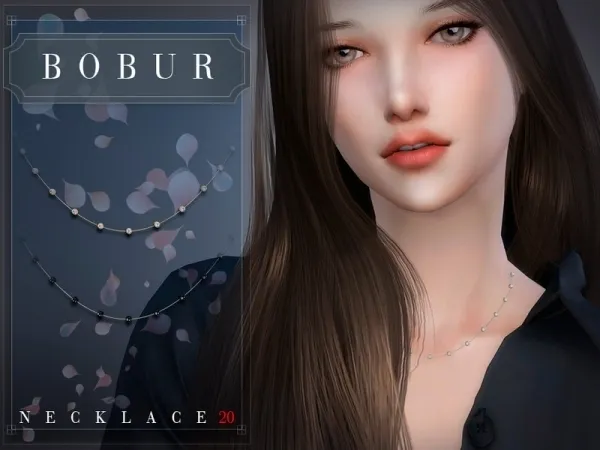 Alpha Bobur3's Bobur Necklace 20 - The Sims 4 Custom Content