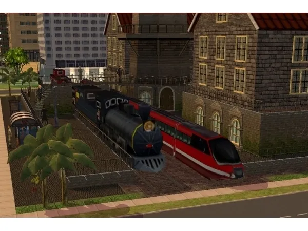 Neighborhood Train effect repacked as Game Object by xptl297 - The Sims 2 Custom Content