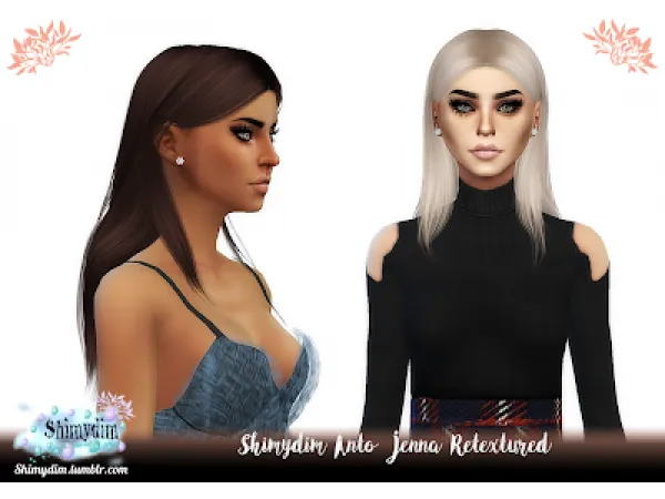 Alpha S4 Anto Jenna Retexture Naturals Unnaturals - The Sims 4 Custom Content
